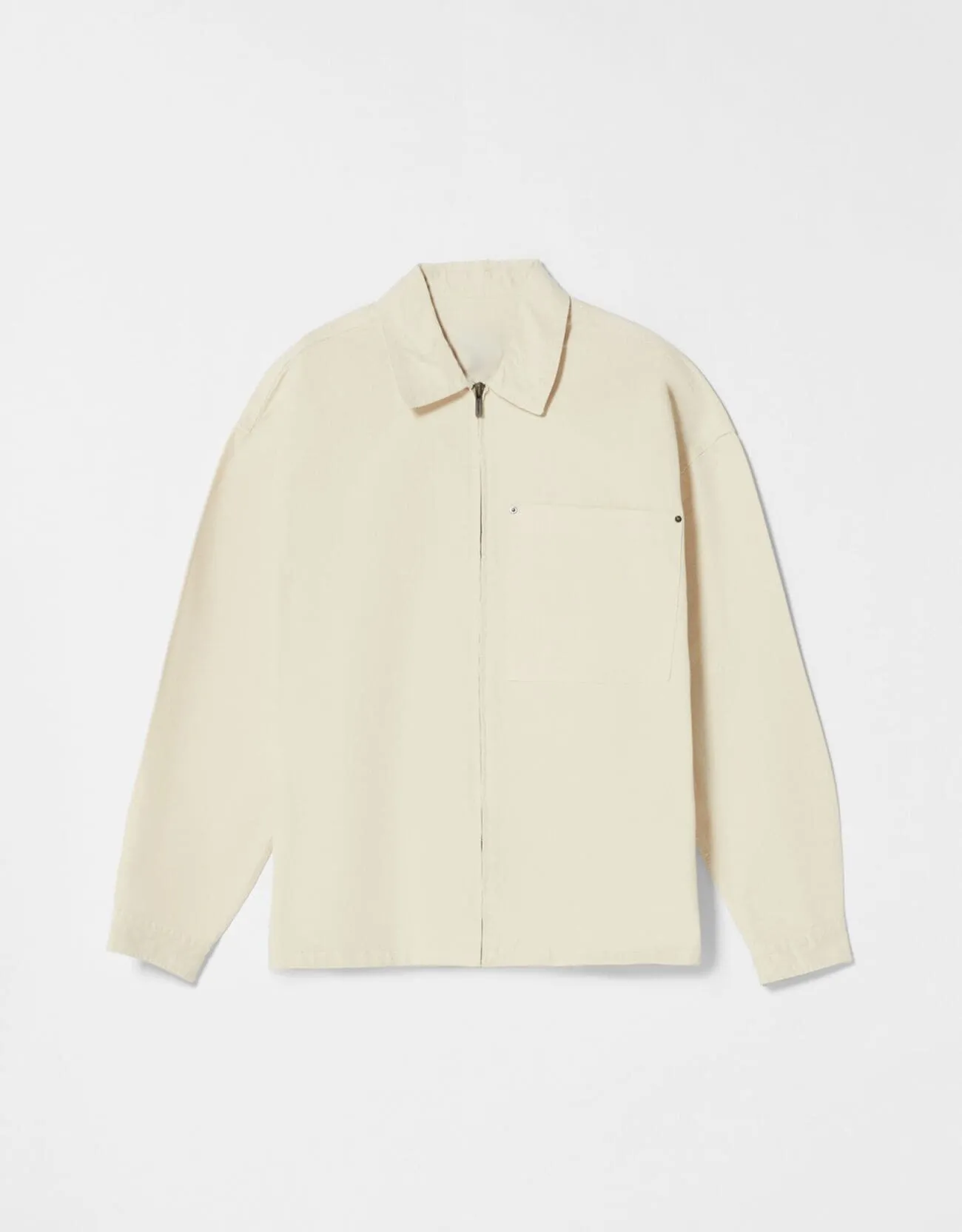 Baumwolljacke mit Reißverschluss